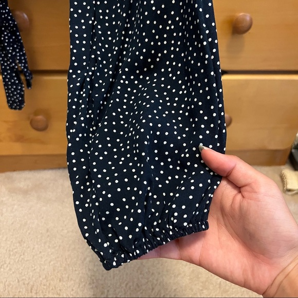 EM Long Sleeve Polka Dot Blouse - Picture 4 of 4